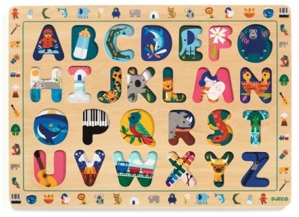 Puzzle ABC international - Djeco